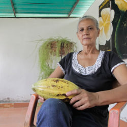 Omaira Guillermina López Lyon, Productora de cacao | Rio Caribe. Estado Sucre | Venezuela | Foto: Cyntia Iradi